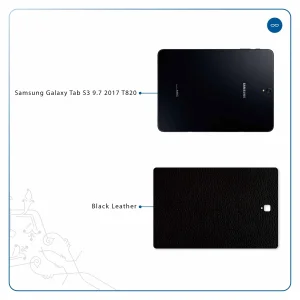 برچسب پوششی ماهوت مدل Black-Leather مناسب برای تبلت سامسونگ Galaxy Tab S3 9.7 2017 T820