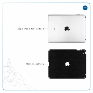 برچسب پوششی ماهوت مدل Ostrich-Leather مناسب برای تبلت اپل iPad 2 2011 A1397