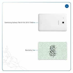 برچسب پوششی ماهوت مدل Nastaliq-3 مناسب برای تبلت سامسونگ Galaxy Tab E 9.6 2015 T560
