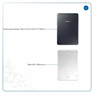 برچسب پوششی ماهوت مدل Metallic-White مناسب برای تبلت سامسونگ Galaxy Tab S2 8.0 2016 T719N