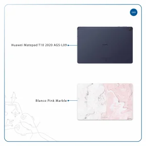 برچسب پوششی ماهوت مدل Blanco-Pink-Marble مناسب برای تبلت هوآوی Matepad T10 2020 AGS-L09