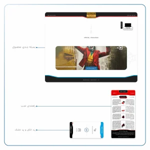 برچسب پوششی ماهوت مدل Joker مناسب برای تبلت سامسونگ Galaxy Tab S4 10.5 2018 T830