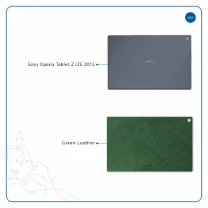 برچسب پوششی ماهوت مدل Green-Leather مناسب برای تبلت سونی Xperia Tablet Z LTE 2013