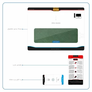 برچسب پوششی ماهوت مدل Green-Leather مناسب برای تبلت سونی Xperia Tablet Z LTE 2013