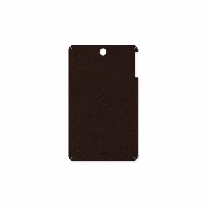 برچسب پوششی ماهوت مدل Dark-Brown-Leather مناسب برای تبلت لنوو A7-50 A3500 2014