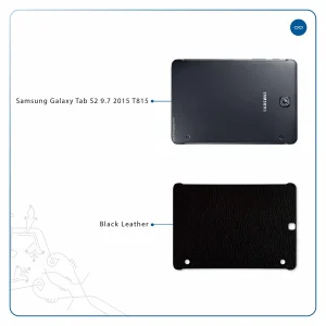 برچسب پوششی ماهوت مدل Black-Leather مناسب برای تبلت سامسونگ Galaxy Tab S2 9.7 2015 T815