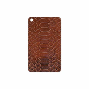 برچسب پوششی ماهوت مدل Brown-Snake-Leather مناسب برای تبلت شیائومی Mi Pad 4 2018