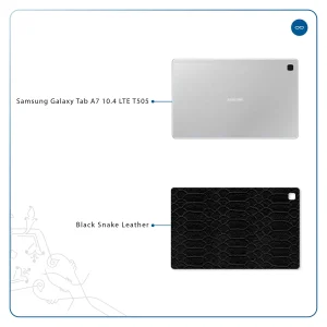 برچسب پوششی ماهوت مدل Black-Snake-Leather مناسب برای تبلت سامسونگ Galaxy Tab A7 10.4 LTE 2020 T505