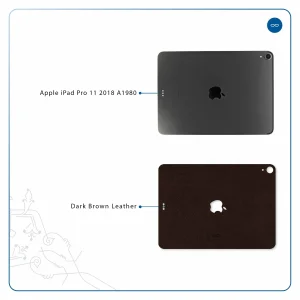 برچسب پوششی ماهوت مدل Dark-Brown-Leather مناسب برای تبلت اپل iPad Pro 11 2018 A1980