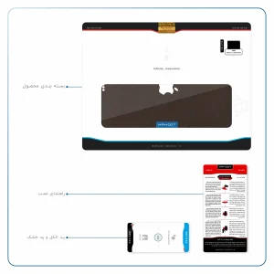 برچسب پوششی ماهوت مدل Dark-Brown-Leather مناسب برای تبلت اپل iPad Pro 11 2018 A1980