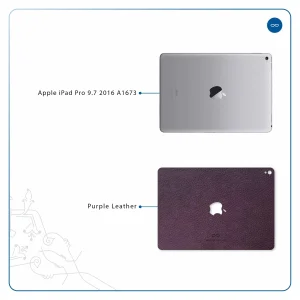 برچسب پوششی ماهوت مدل Purple-Leather مناسب برای تبلت اپل iPad Pro 9.7 2016 A1673