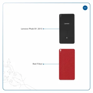 برچسب پوششی ماهوت مدل Red-Fiber مناسب برای تبلت لنوو Phab B1 2015