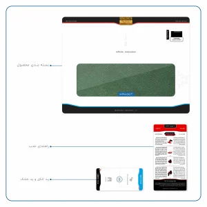 برچسب پوششی ماهوت مدل Green-Leather مناسب برای تبلت سامسونگ Galaxy Tab S6 2019 SM-T860