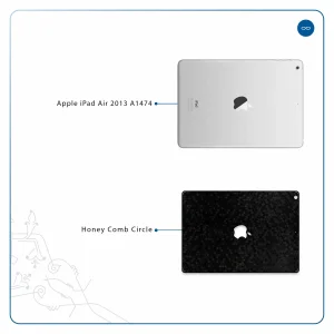 برچسب پوششی ماهوت مدل Honey-Comb-Circle مناسب برای تبلت اپل iPad Air 2013 A1474