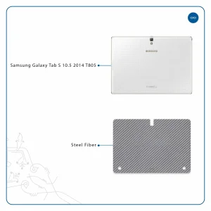 برچسب پوششی ماهوت مدل Steel-Fiber مناسب برای تبلت سامسونگ Galaxy Tab S 10.5 2014 T805