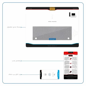 برچسب پوششی ماهوت مدل Steel-Fiber مناسب برای تبلت سامسونگ Galaxy Tab S 10.5 2014 T805