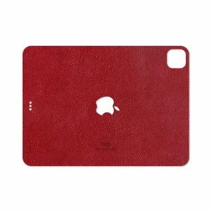 برچسب پوششی ماهوت مدل Red-Leather مناسب برای تبلت اپل iPad Pro 11 (GEN 2) 2020 A2068