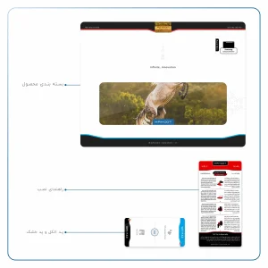 برچسب پوششی ماهوت مدل Horse-2 مناسب برای تبلت سامسونگ Galaxy Tab S6 2019 SM-T860