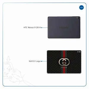 برچسب پوششی ماهوت مدل GUCCI-Logo مناسب برای تبلت اچ تی سی Nexus 9 2014