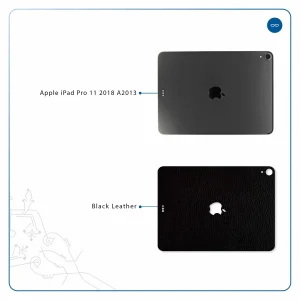 برچسب پوششی ماهوت مدل Black-Leather مناسب برای تبلت اپل iPad Pro 11 2018 A2013