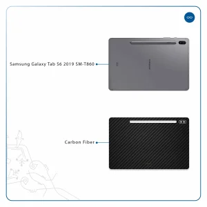 برچسب پوششی ماهوت مدل Carbon-Fiber مناسب برای تبلت سامسونگ Galaxy Tab S6 2019 SM-T860