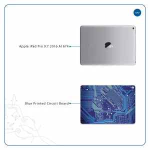 برچسب پوششی ماهوت مدل Blue Printed Circuit Board مناسب برای تبلت اپل iPad Pro 9.7 2016 A1674
