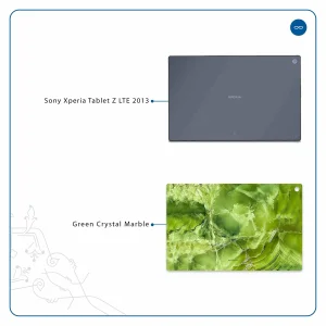 برچسب پوششی ماهوت مدل Green Crystal Marble مناسب برای تبلت سونی Xperia Tablet Z LTE 2013