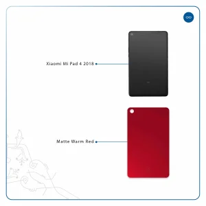 برچسب پوششی ماهوت مدل Matte-Warm-Red مناسب برای تبلت شیائومی Mi Pad 4 2018