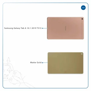 برچسب پوششی ماهوت مدل Matte-Gold مناسب برای تبلت سامسونگ Galaxy Tab A 10.1 2019 T515