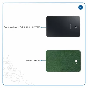 برچسب پوششی ماهوت مدل Green-Leather مناسب برای تبلت سامسونگ Galaxy Tab A 10.1 2016 T580