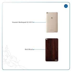برچسب پوششی ماهوت مدل Red-Wood مناسب برای تبلت هوآوی Mediapad X2 2015