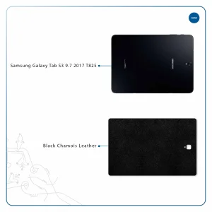 برچسب پوششی ماهوت مدل Black-Chamois-Leather مناسب برای تبلت سامسونگ Galaxy Tab S3 9.7 2017 T825