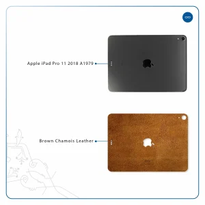 برچسب پوششی ماهوت مدل Brown-Chamois-Leather مناسب برای تبلت اپل iPad Pro 11 2018 A1979