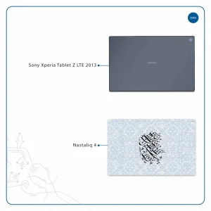 برچسب پوششی ماهوت مدل Nastaliq-4 مناسب برای تبلت سونی Xperia Tablet Z LTE 2013