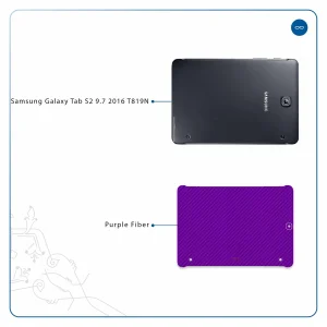 برچسب پوششی ماهوت مدل Purple-Fiber مناسب برای تبلت سامسونگ Galaxy Tab S2 9.7 2016 T819N