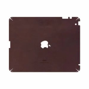 برچسب پوششی ماهوت مدل Matte-Dark-Brown-Leather مناسب برای تبلت اپل iPad 2 2011 A1395