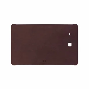 برچسب پوششی ماهوت مدل Matte-Dark-Brown-Leather مناسب برای تبلت سامسونگ Galaxy Tab E 9.6 2015 T560