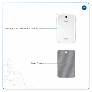 برچسب پوششی ماهوت مدل Steel-Fiber مناسب برای تبلت سامسونگ Galaxy Note 8.0 2013 N5100