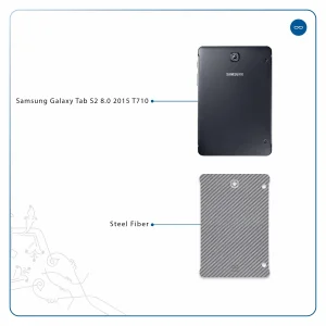 برچسب پوششی ماهوت مدل Steel-Fiber مناسب برای تبلت سامسونگ Galaxy Tab S2 8.0 2015 T710