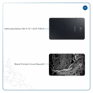 برچسب پوششی ماهوت مدل Black Printed Circuit Board مناسب برای تبلت سامسونگ Galaxy Tab A 10.1 2016 T585