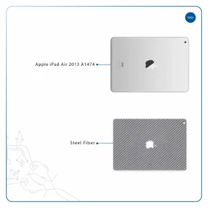 برچسب پوششی ماهوت مدل Steel-Fiber مناسب برای تبلت اپل iPad Air 2013 A1474