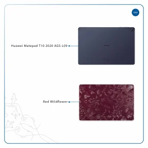 برچسب پوششی ماهوت مدل Red-Wildflower مناسب برای تبلت هوآوی Matepad T10 2020 AGS-L09