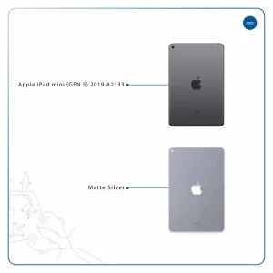برچسب پوششی ماهوت مدل Matte-Silver مناسب برای تبلت اپل iPad mini (GEN 5) 2019 A2133