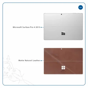 برچسب پوششی ماهوت مدل Matte_Natural_Leather مناسب برای تبلت مایکروسافت Surface Pro 4 2015