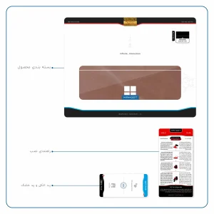 برچسب پوششی ماهوت مدل Matte_Natural_Leather مناسب برای تبلت مایکروسافت Surface Pro 4 2015