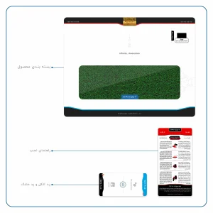 برچسب پوششی ماهوت مدل Green-Holographic مناسب برای تبلت سونی Xperia Z2 Tablet LTE 2014