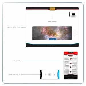 برچسب پوششی ماهوت مدل Universe-by-NASA-5 مناسب برای تبلت اپل iPad Air 2013 A1475