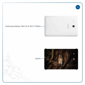 برچسب پوششی ماهوت مدل Owl مناسب برای تبلت سامسونگ Galaxy Tab E 9.6 2015 T560