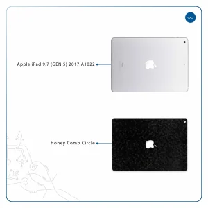 برچسب پوششی ماهوت مدل Honey-Comb-Circle مناسب برای تبلت اپل iPad 9.7 (GEN 5) 2017 A1822