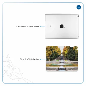 برچسب پوششی ماهوت مدل SHAHZADEH-Garden مناسب برای تبلت اپل iPad 2 2011 A1396